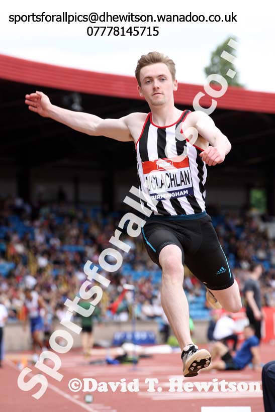 Mens long jump, British Championships, Birmingham. Photo: David T. Hewitson/Sports for All Pics